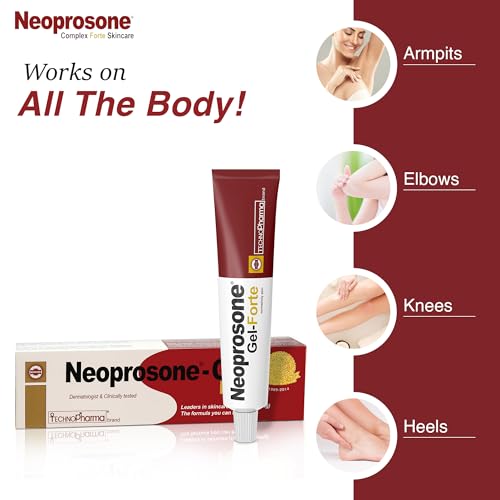 Neoprosone Skin Brightening Gel - 1 fl oz / 30 ml - Daily Skin Moisturizer, works on Oily, Combination, Sensitive Skin, with Alpha Arbutin, For Face & Body