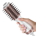 4-in-1 Mini Travel Hair Dryer Brush for Drying, Straightening & Curling
