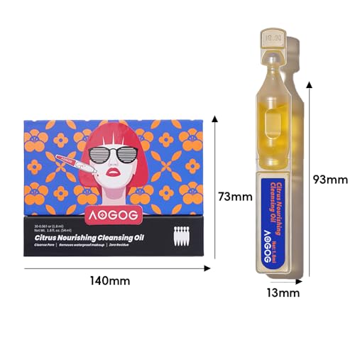 Citrus Nourishing Cleansing Oil - Travel Makeup Remover, 30 Count
