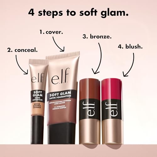 e.l.f. Cream Bronzer Stick - Buildable Satin Finish, Vegan & Cruelty-Free