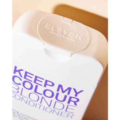 ELEVEN AUSTRALIA Keep My Colour Blonde Conditioner - Purple Conditioner for Blonde & Silver Hair, Color Protecting & Toning, Neutralizes Brass for Women & Men, Sulfate Free, Vegan