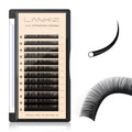 Classic Volume Lash Extension, 0.05 D Curl 8-15mm Mixed Eyelash Extension Lash Trays, Super Matt Black Individual Lash Extensions for Professional Salon Use