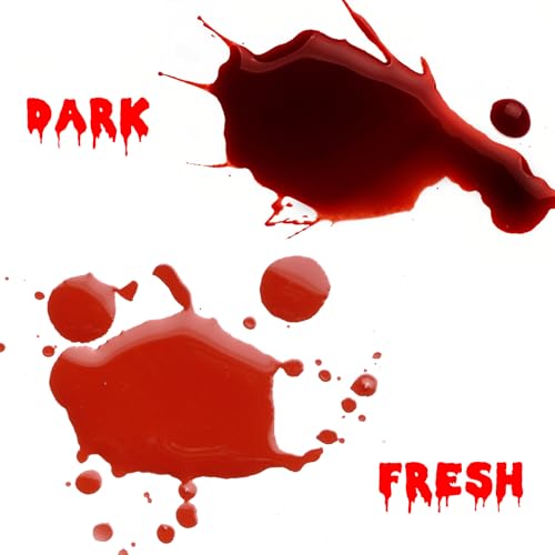 Halloween Fake Blood Spray Kit - 4 Bottles + Gel Makeup