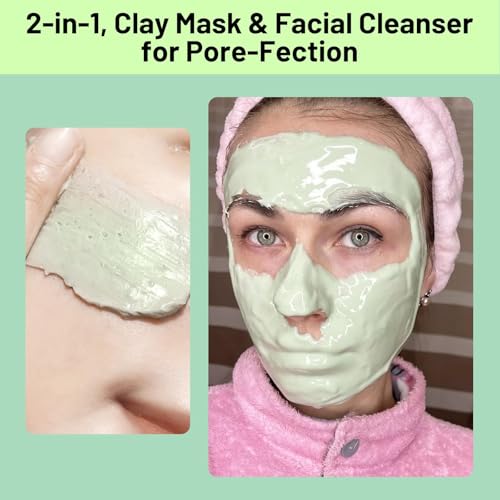 Green Tomato Clay Mask - Sebum Control & Pore Cleanser (2 Pack)