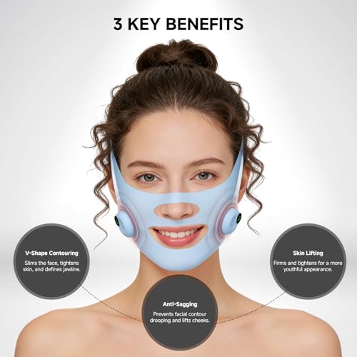 Microcurrent Face Lift Mask - V-Line Jawline Lifting Device