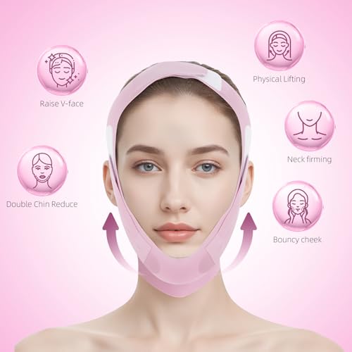 Sleep & Face Shape Chin Strap - Double Chin Reducer & V-Line Face Shaper
