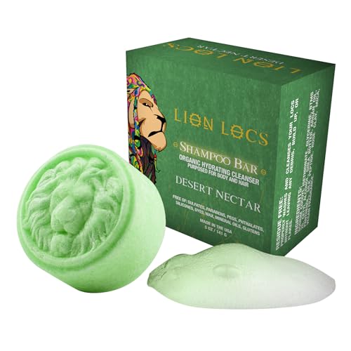 Lion Locs Shampoo Bar 3-in-1 Dreadlock & Natural Hair Cleaner