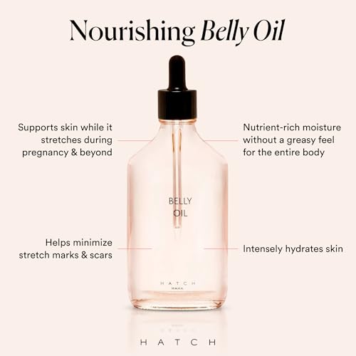 HATCH Belly Oil for Pregnancy Stretch Marks, 6.7 oz