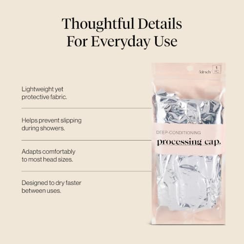 Kitsch Reusable Aluminum Foil Heat Cap for Deep Conditioning & Hair Treatment