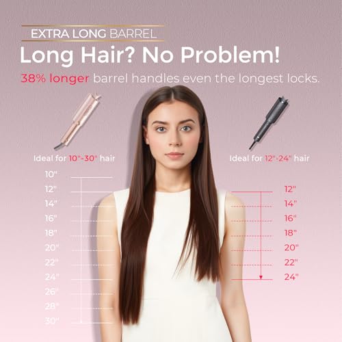 TYMO CurlPro Plus 1" Automatic Curling Iron for Long Hair