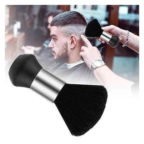 Large Neck Duster Brush Professional Barber Neck Duster Brush Soft Barber Face Cleaning Hairbrush Nylon Hair Cutting Kits Barber Accessories Cleaning Supplies