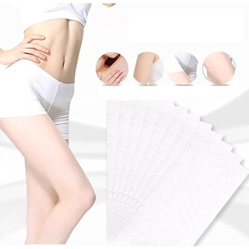 100PCS White Large Facial Body Hair Removal Non Woven Wax Strip Epilating Waxing Strips