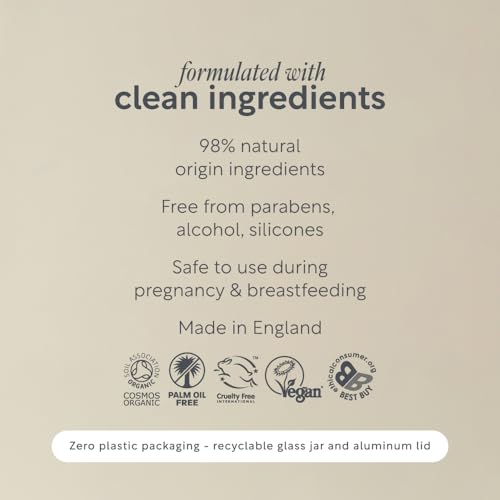 Face Moisturizer for Sensitive Skin, Certified Organic, Hydrating Face Cream, Aloe Vera & Vitamin E, Formulated Without Fragrance, Dermatologist Approved, Vegan & Palm Oil Free, 1.86 fl oz