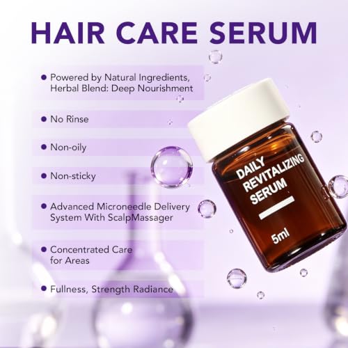 NUSPA Anti Hair Loss Serum with Ginseng & Rosemary - 13 Vials