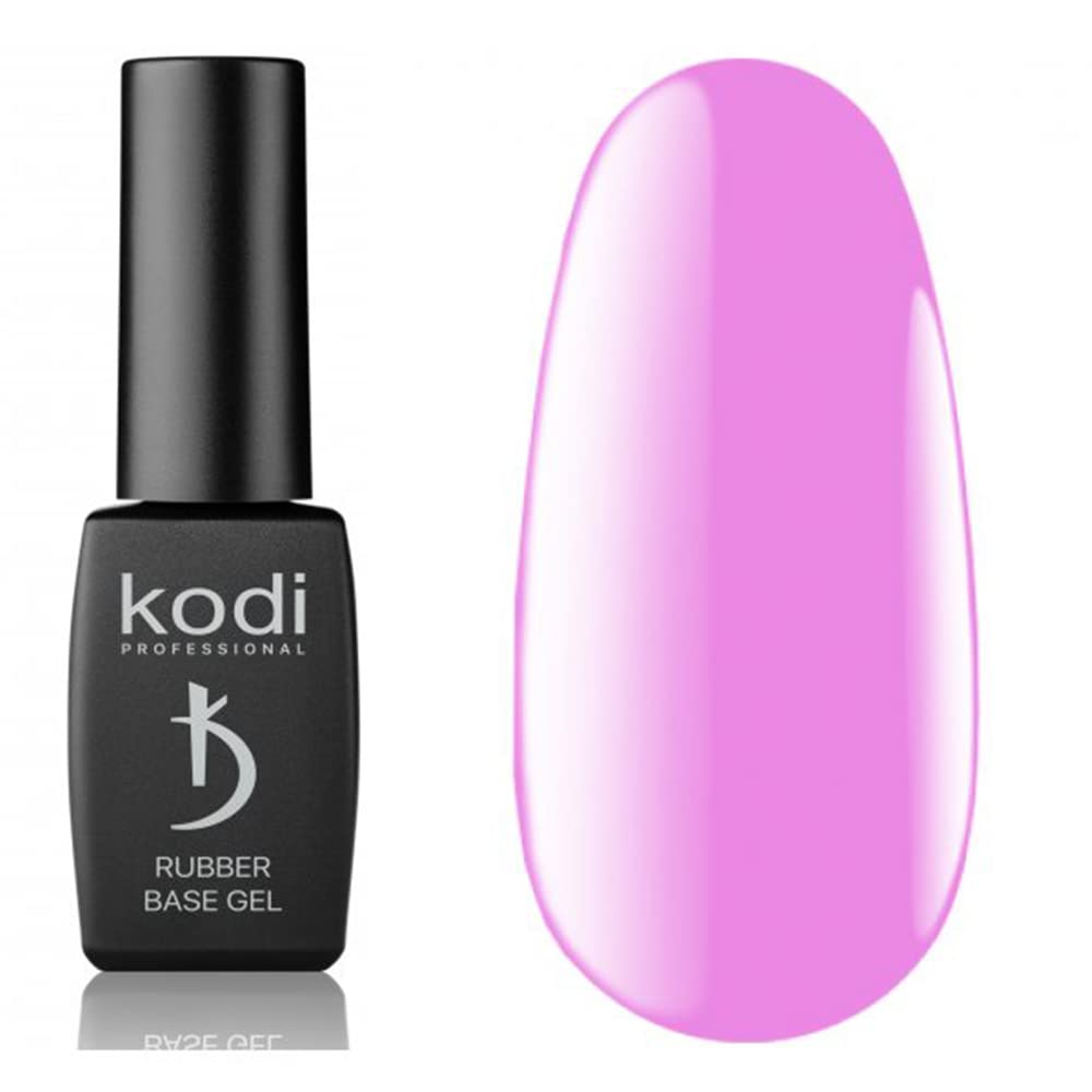 Nail Polish Kodi Professional COLOR Rubber Base Gel 8ml. (0.27 Fl Oz) COVER, HARMONY, OPAL, PASTEL, NATURAL, FRENCH LED/UV Coat Soak Off Original (Base Color ROSY, 8ml.)