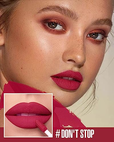 Long Lasting Red Lipstick for Women - Matte, Waterproof & Hydrating