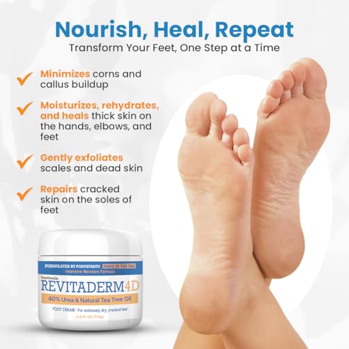 40% Urea Advanced Foot Cream Kit with Pumice Stone & Brush - 4 oz