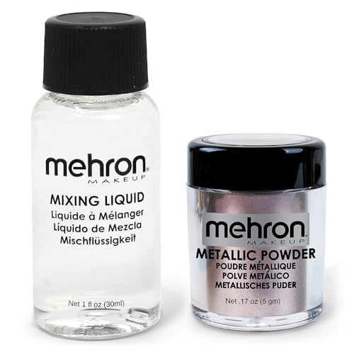 Mehron Metallic Powder Lavender with Mixing Liquid