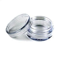 3g Clear Plastic Cosmetic Jars - Reusable Eye Shadow & Makeup Containers (50 pcs)