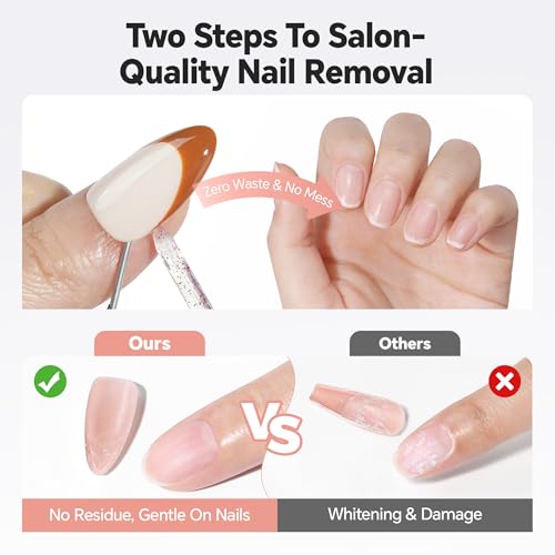 C-Pinpoint Luckyfairy Nail Glue Remover 20ml x 2pcs - Precise & Gentle, Acetone-Free