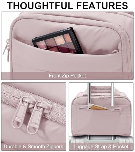 Bagstellar Large Travel Toiletry Bag for Women - Quilted Makeup Organizer