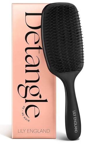 Lily England Curly Hair Detangling Brush for 2c-4c Hair