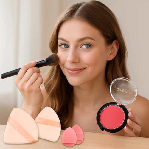 Beetbul Bissú Powder Blush 4g Kit with Puffs