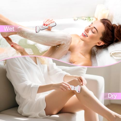 Women’s Electric Razor Bikini Trimmer 4-in-1 Cordless Hair Removal Shaver