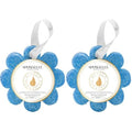 Spongelle Freesia Pear Wild Flower Buffer Body Scrubber | Bath & Shower Loofah for Women | Exfoliator with Body Wash Infused Sponge-| 14+ uses,(Pack of 2)