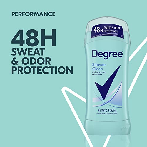 Degree Women Shower Clean Antiperspirant Deodorant Stick with Rose & Jasmine, 2.6 oz, Variation of THIS listing