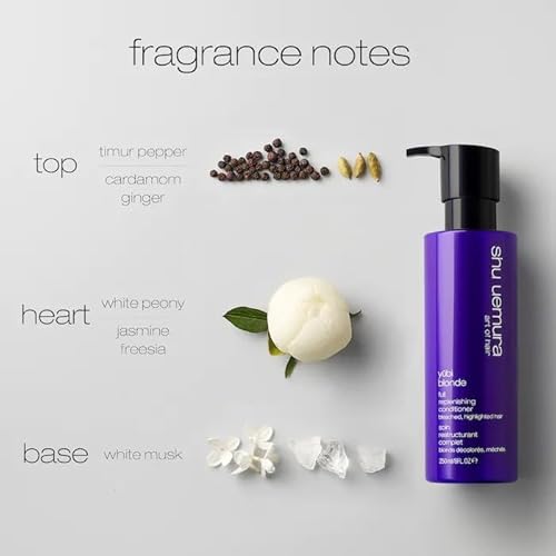 shu uemura art of hair Yubi Blonde Nourishing Conditioner For Blonde Hair - Prevents Breakage and Split Ends, Nourishes and Adds Shine, Color Safe
