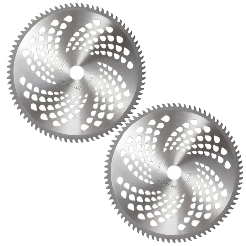 OFCOX 10" Carbide Tipped Blade 2-Pack for Brush Cutter