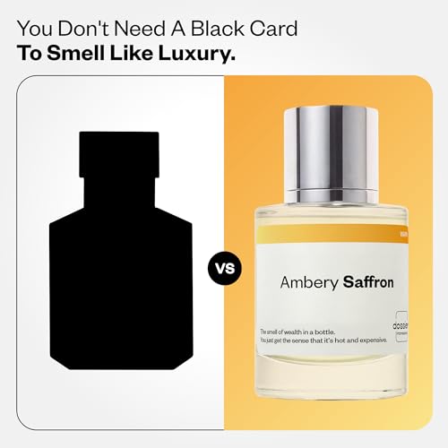 Dossier Ambery Saffron Eau de Parfum - Unisex Luxury Fragrance 50ml