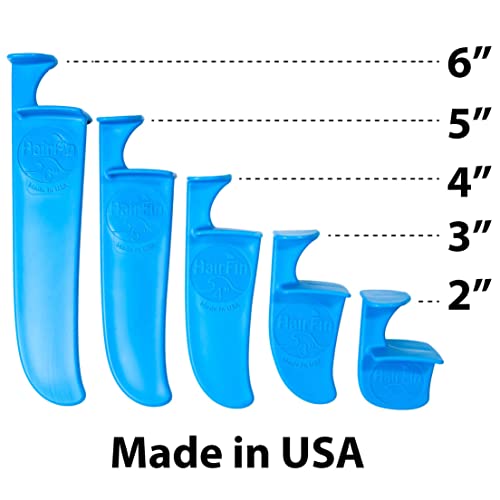 HairFin Hair Cutting Guides Set - 2" to 6" Haircut Rulers