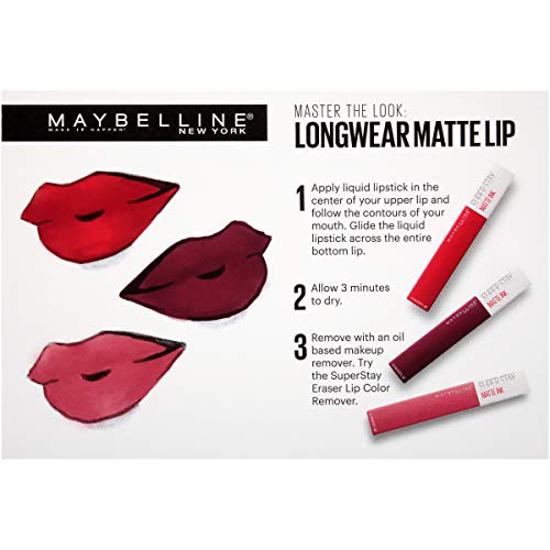 Maybelline Superstay Matte Ink Liquid Lipstick 3 Piece Gift Set