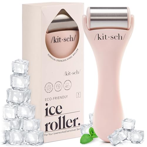 Kitsch Stainless Steel Ice Roller for Face – Cooling Facial Tool for Puffiness