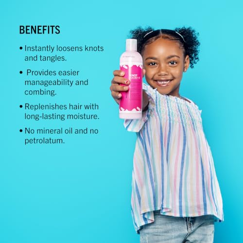 Aunt Jackie's Kids Knot Havin' It Leave-In Detangler Moisturizer 12 oz, Green Pack