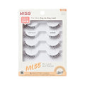 Kiss My Lash But Better False Eyelashes, 4 Pairs Reusable