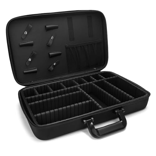 Large Barber Carrying Case for Clippers & Grooming Tools - Stylist Organizer