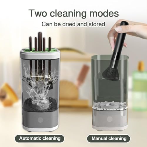 Automatic Makeup Brush Cleaner Machine - Fast Cleaning & Drying