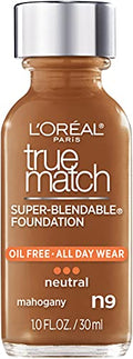 L'Oréal True Match Super-Blendable Liquid Foundation N9 Mahogany