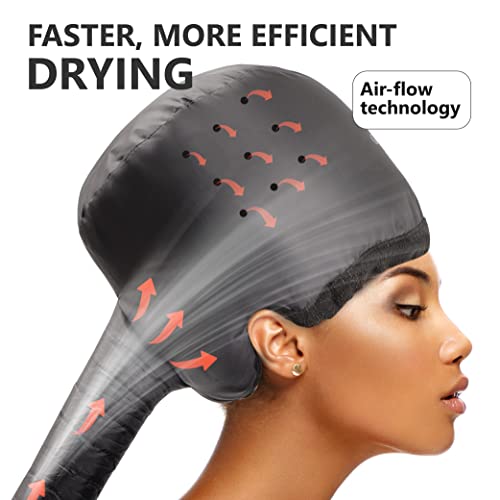Granteva Hooded Hair Dryer with Headband - Fast Drying & Deep Conditioning