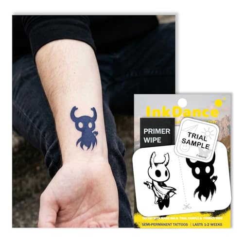 Hollow Knight Temporary Tattoo - Waterproof, Lasts 1-2 Weeks