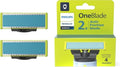 Philips OneBlade Replacement Blades for Face & Body Kit – Pack of 2, Anti-Friction, Long-Lasting