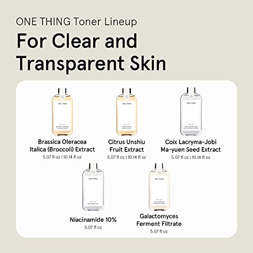 ONE THING Niacinamide 10% Toner 5.07 Fl Oz | Vitamin B3 Hydrating Brightening Soothing Facial Daily Essence Dull, Oily Skin | Discoloration, Redness, Acne Scars Relief, Uneven Tone | Korean Skin Care