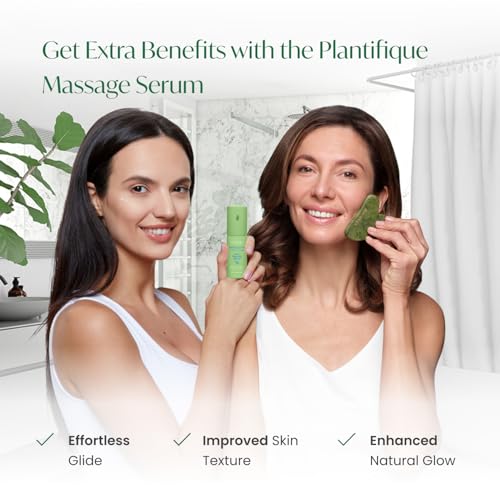 Jade Gua Sha Facial Massage Tool for Face Sculpting