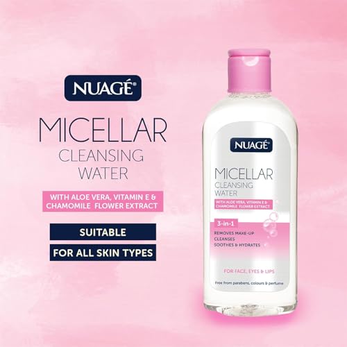 Micellar Cleansing Water with Aloe Vera & Vitamin E – 7 Fl Oz