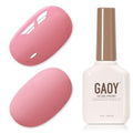 GAOY Cherry Pink Gel Nail Polish 16ml Soak Off UV Light Cure for Nail Art & Manicure