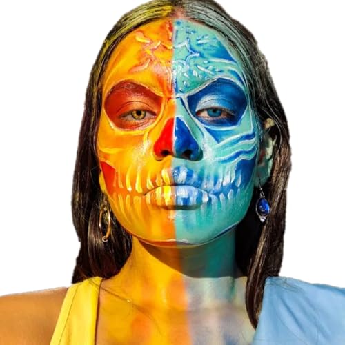 Teal Face Paint Stick - Waterproof Full-Coverage Makeup