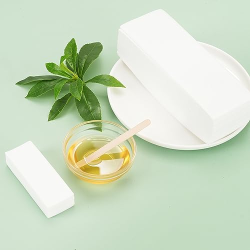 EWVVSS 600-Count Non-Woven Wax Strips Pack for Hair Removal - 2 Sizes